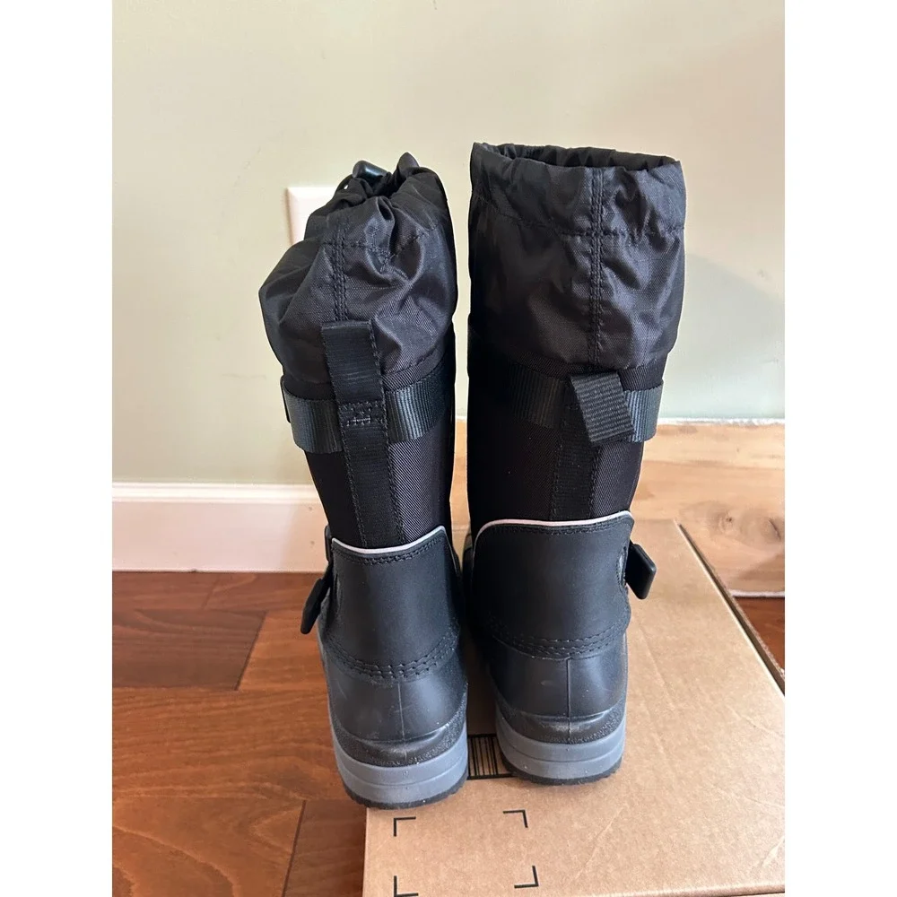 Baffin Polar Proven Black Winter Snow Boots Mens Size 7 Buckle Insulated NEW
